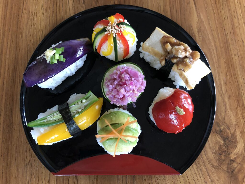 Vegan sushi