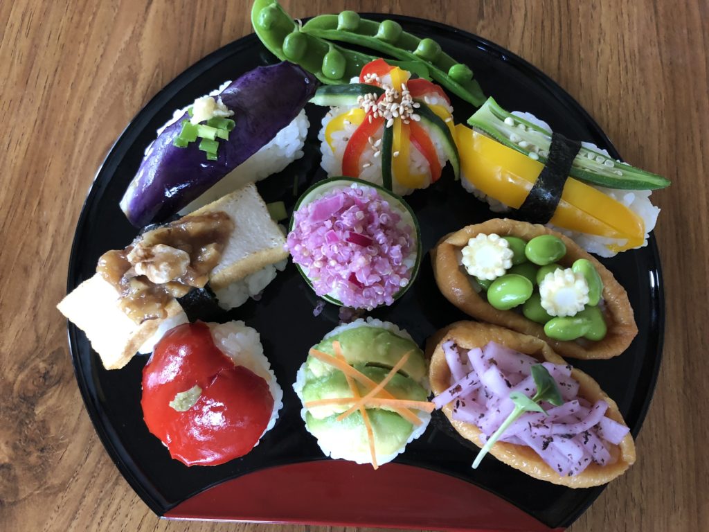 Vegan sushi